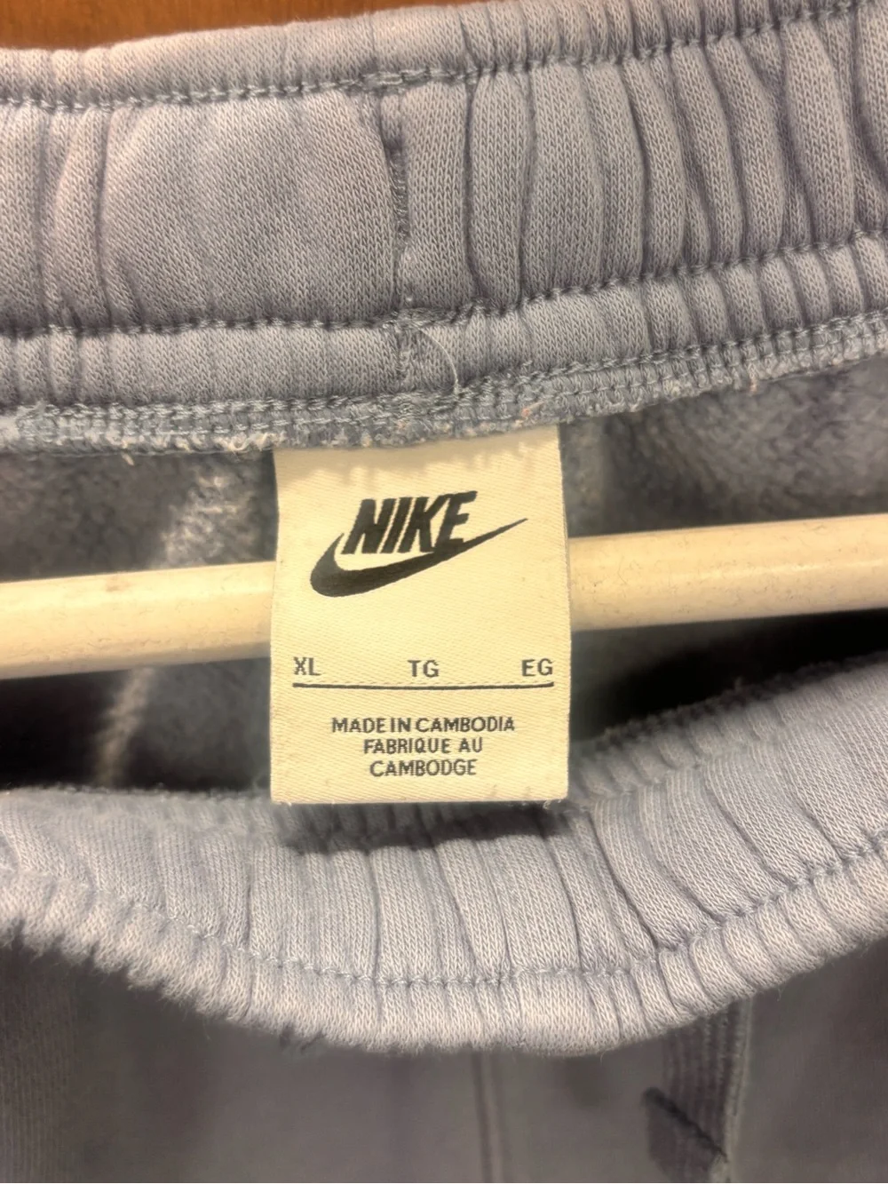 Nike Kids Lavender Cargo Joggers with Swoosh Prints